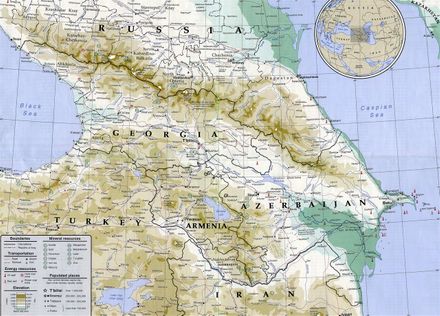 Transcaucasia (Georgia, Armenia and Azerbaijan)