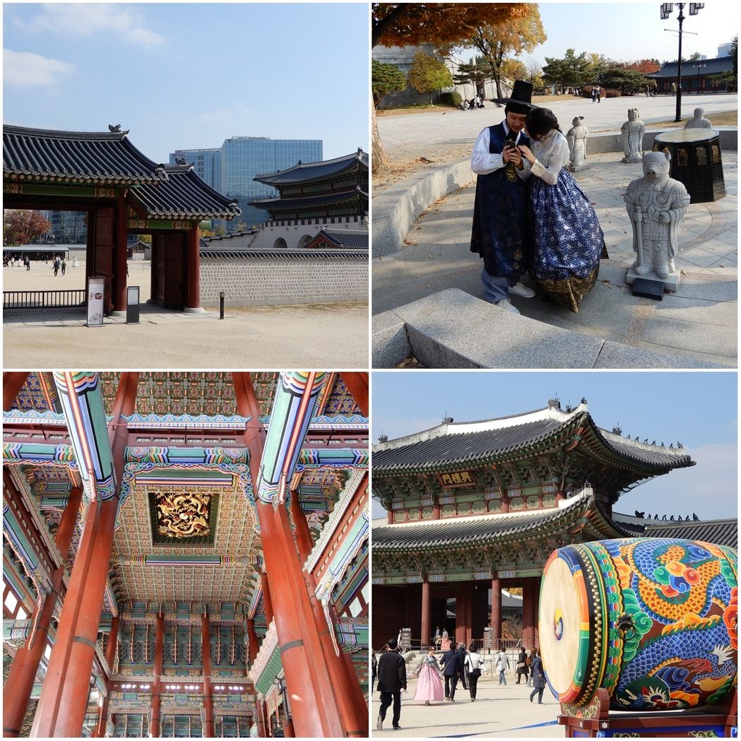Around the Gyeongbokgung Palace.