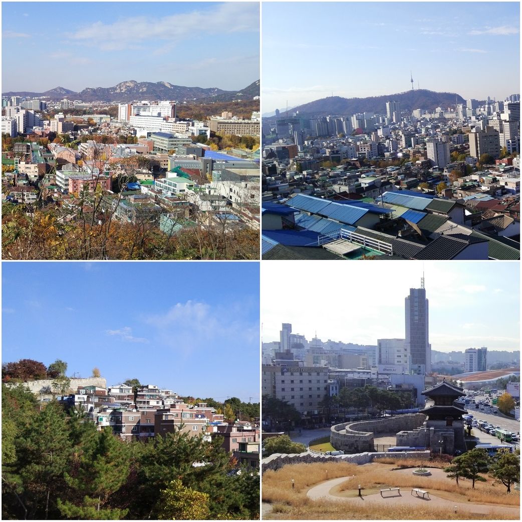 The views from the Naksan Park.