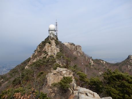View of the Yeonjudae and the ground radar observation post.