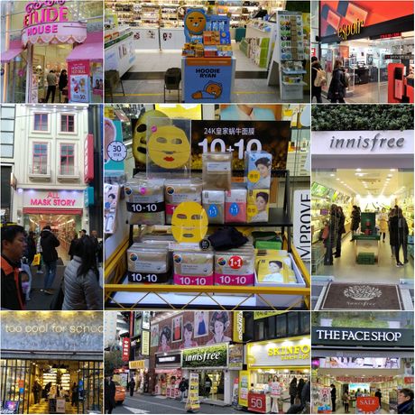 South Korea is home to several large cosmetic brands.