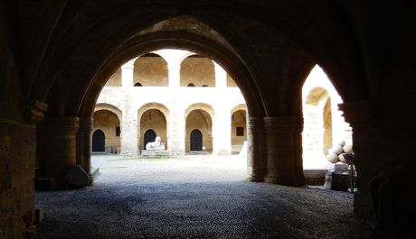 The courtyard of the “Archaelogical Museum”.