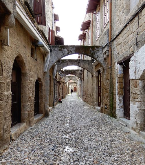 Street in the turkish quarter.