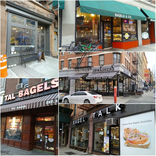 Bagel shops in Upper West Side.