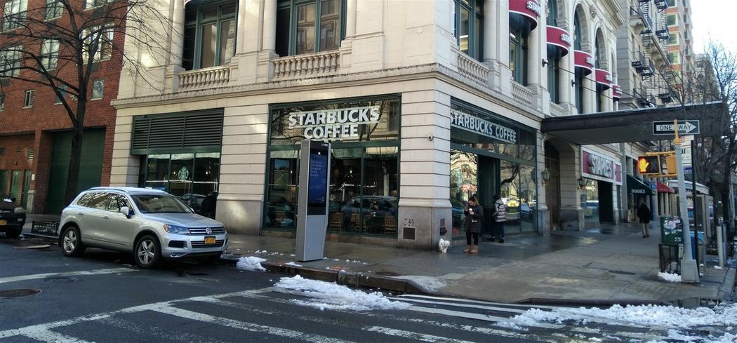 The Starbucks on Broadway and 81st street, known from the film 