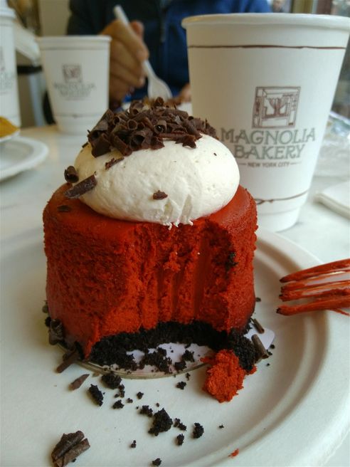 The best red velvet cheesecake in town.