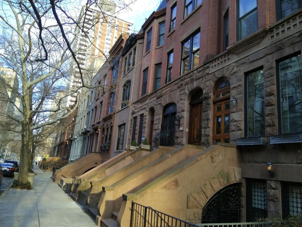 Typical Upper West Side row houses.