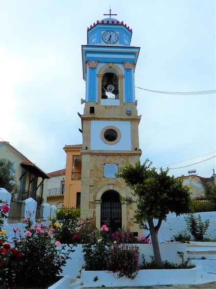 The bellfry of the church of St. Nikolas.