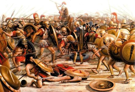 Τhe Battle of Leuctra.