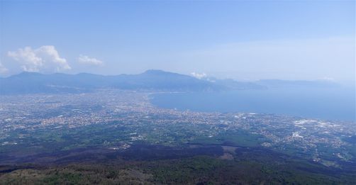 View from the summit towards Sorrento.