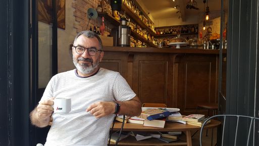 Nothing better than enjoying your coffee in one of the many cafes in the city.  Here I am having my coffee at a cozy cafe in Via Cavallerizza a Chiaia.