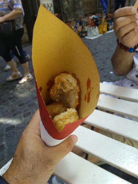 Cuoppo di Baccalà fritto.