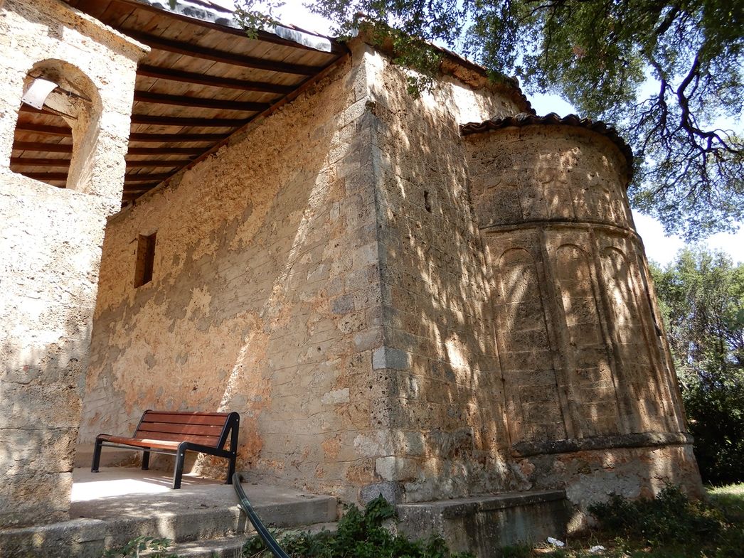 A little church in Peristera Village.