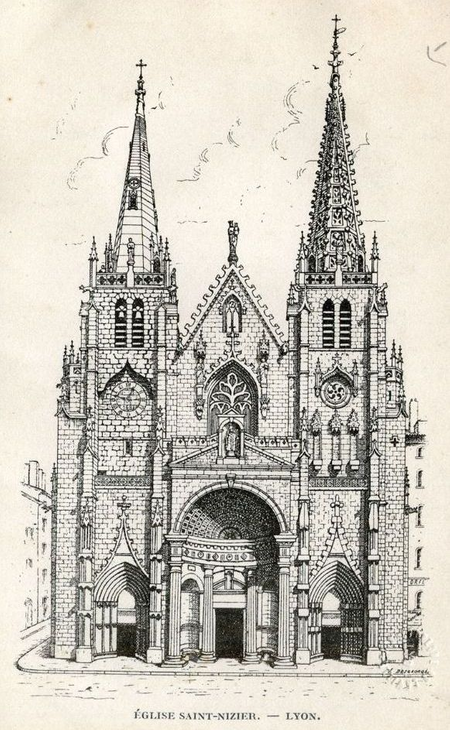 Église Saint-Nizier. (Courtesy Bibliothèque municipale de Lyon)