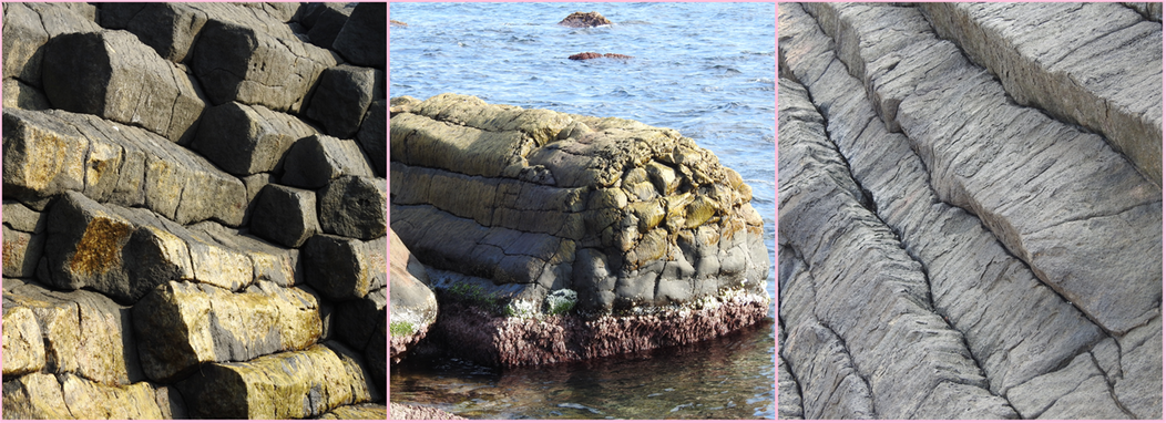 Volcanic seaside rock formations!