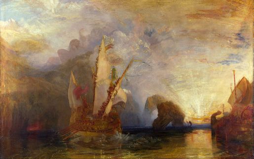 Ulysses Deriding Polyphemus is an 1829 oil painting by Joseph Mallord William Turner.
