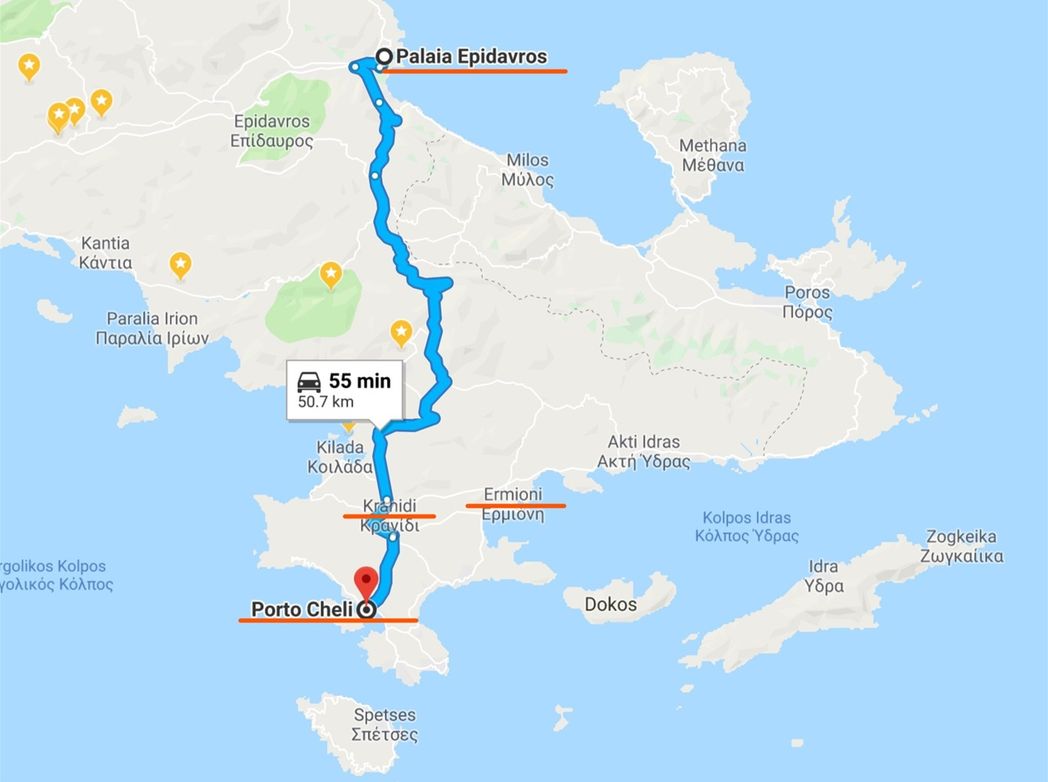 (morning tour) From Old Epidavros to Porto Cheli