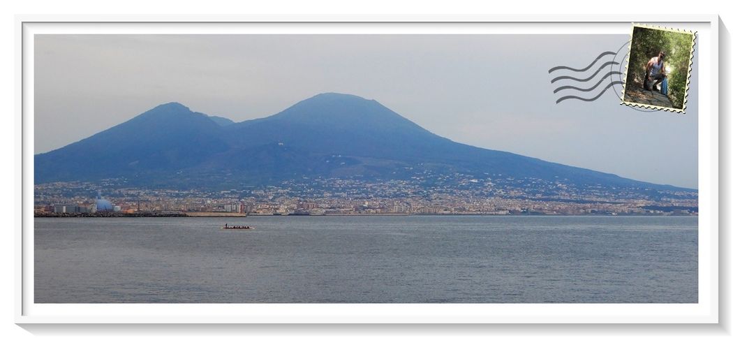 Mount Vesuvius seen from Napoli.