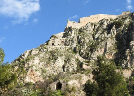 Palamidi fortress seen from the Land Gate.