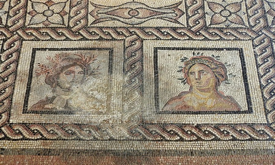 Mosaic of the River Gods (beginning of the 3rd century AD).