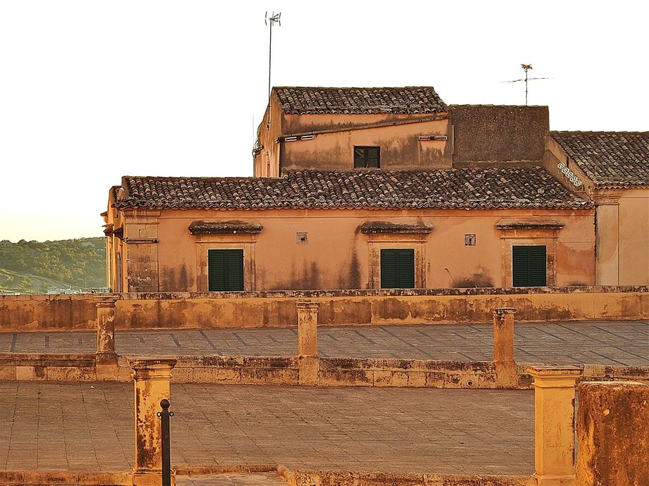View from the terrace of Monastero del San Salvatore, located next to the entrance of Basilica Santissimo Salvatore e Torre Belvedere.