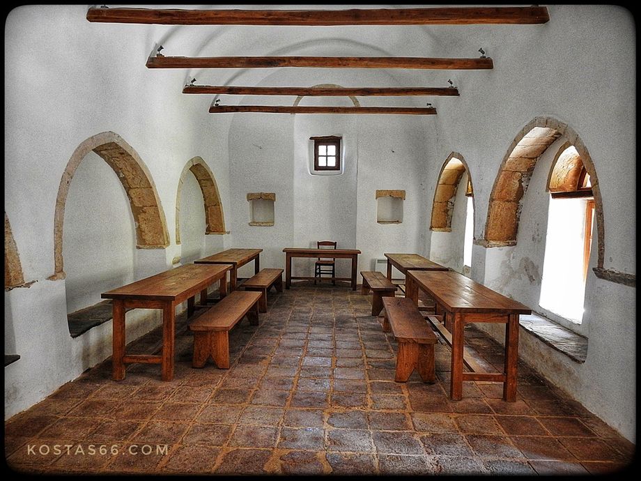 The main refectory room (dinning room).