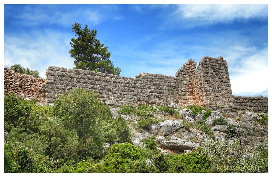 The east citadel wall.