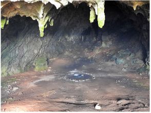 Inside the Corycian Cave.