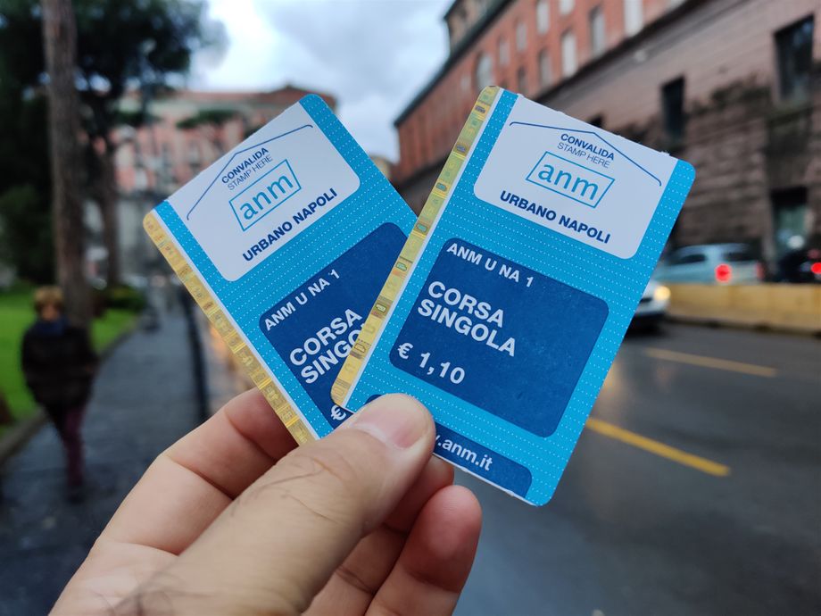 Single ticket costs 1,10 euro and can be used for all urban transportation.