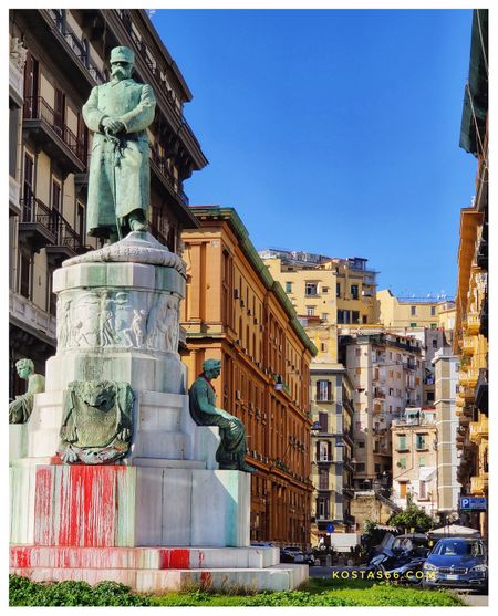 The Statue d'Umberto I on Via Nazario Sauro.