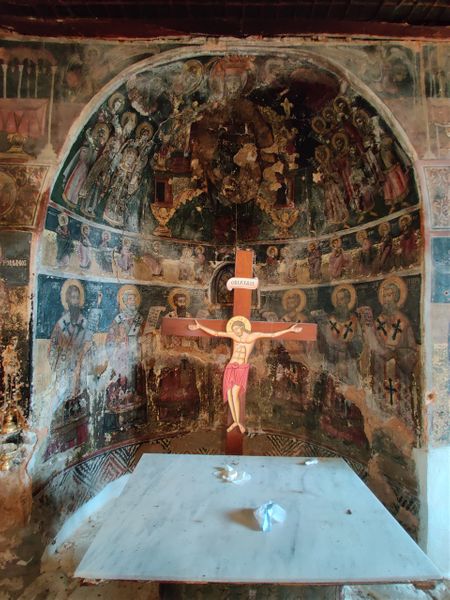 Frescos in the church of the Presentation of the Blessed Virgin Mary.