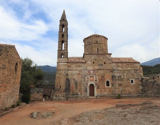 The 18th century church of Agios Spiridon.