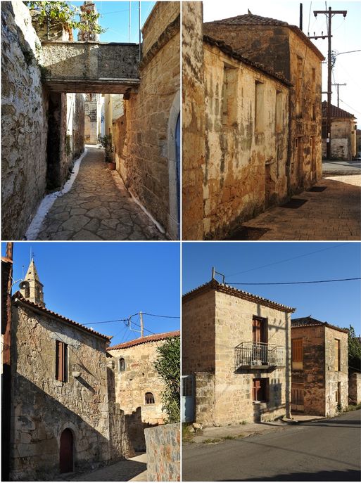 Typical buildings in Proastio.