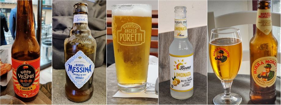 Pezzi Di Rosticceria can be enjoyed best with a cold beer or a glass of local limonata.