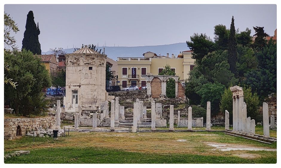 The East Gate and the buildings beyond the Agora.